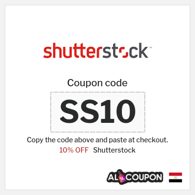 Coupon for Shutterstock (SS10) 10% OFF