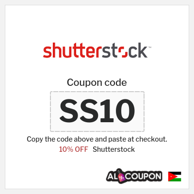 Coupon for Shutterstock (SS10) 10% OFF