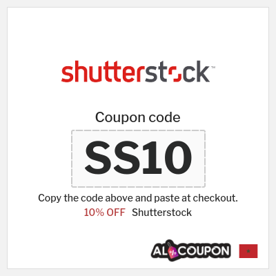 Coupon for Shutterstock (SS10) 10% OFF