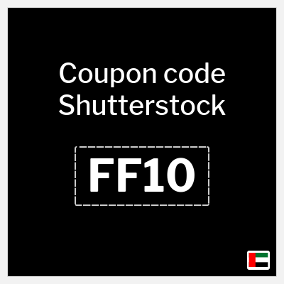 Coupon for Shutterstock (FF10) 10% OFF