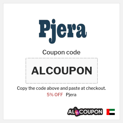 Coupon for Pjera (ALCOUPON) 5% OFF