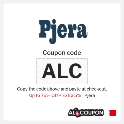 Coupon for Pjera (ALC) Up to 75% Off + Extra 5%