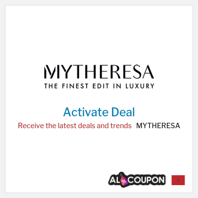 Special Deal for MYTHERESA Receive the latest deals and trends