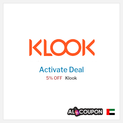 Special Deal for Klook 5% OFF