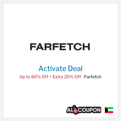 Special Deal for Farfetch Up to 60% Off + Extra 20% Off