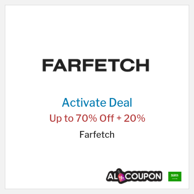 Special Deal for Farfetch Up to 70% Off + 20%