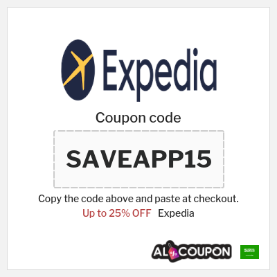 Expedia Coupon (SAVEAPP15) Expedia Promo Code 2026