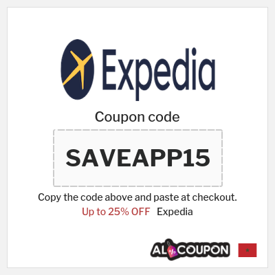 Expedia Coupon (SAVEAPP15) Expedia Promo Code 2026