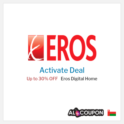 Coupon discount code for Eros Digital Home Up to 70% OFF