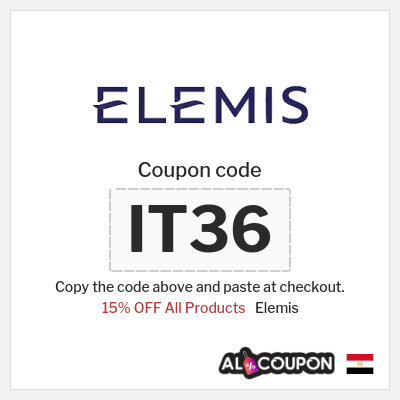 Coupon discount code for Elemis  15% OFF 