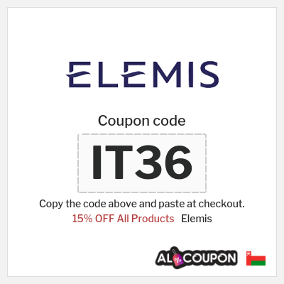 Coupon discount code for Elemis  15% OFF 