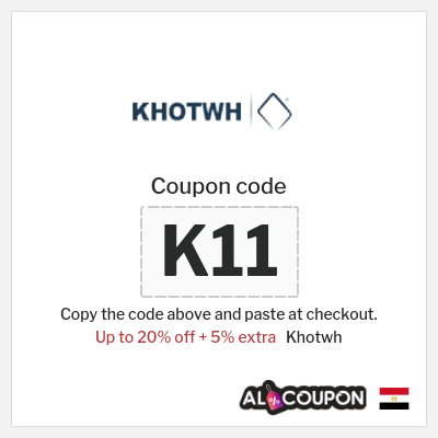 Coupon discount code for Khotwh Up to 50% off + 5% extra off