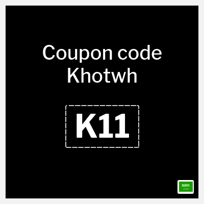 Coupon discount code for Khotwh Up to 50% off + 5% extra off