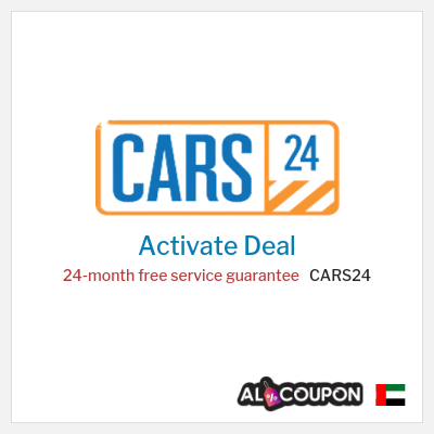 Special Deal for CARS24 24-month free service guarantee