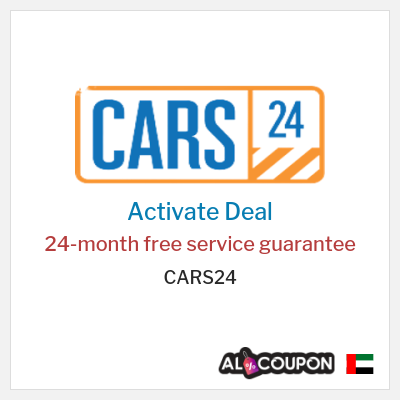 Special Deal for CARS24 24-month free service guarantee