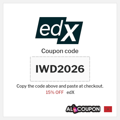 Coupon discount code for edX 15% OFF