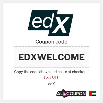 Coupon discount code for edX 15% OFF