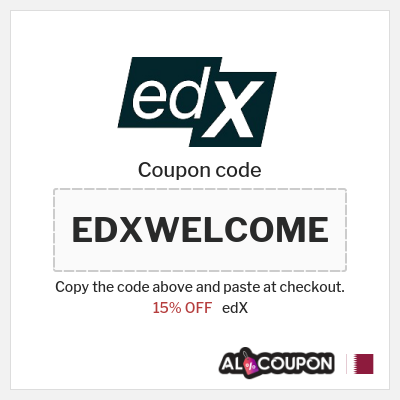 Coupon for edX (EDXWELCOME) 15% OFF