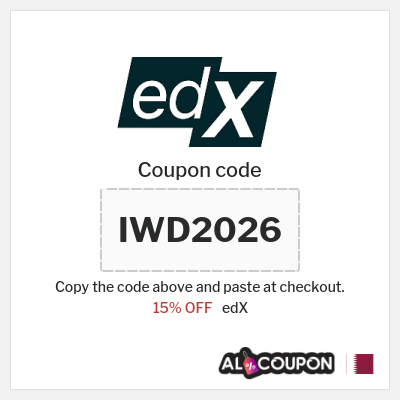 Coupon for edX (IWD2026 ) 15% OFF