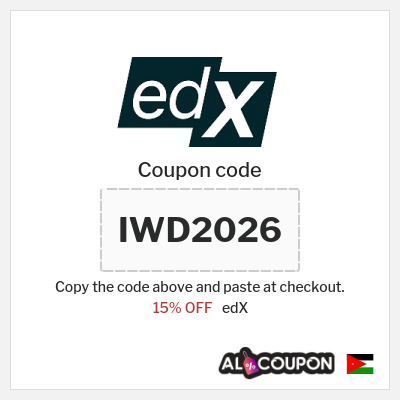 Coupon for edX (IWD2026 ) 15% OFF