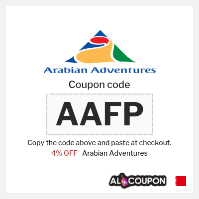 Coupon discount code for Arabian Adventures 4% OFF