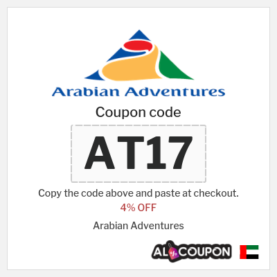 Coupon discount code for Arabian Adventures 4% OFF