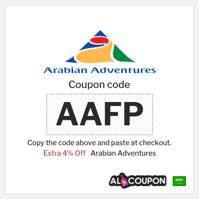 Coupon discount code for Arabian Adventures Exclusive Deals