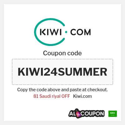 Coupon discount code for Kiwi.com Up to 71% off