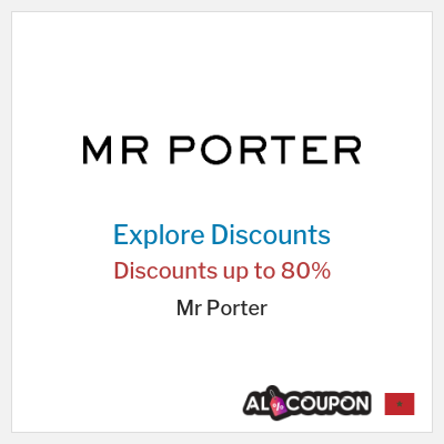 Coupon discount code for Mr Porter Discounts up to 80%