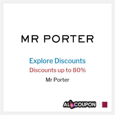 Coupon discount code for Mr Porter Discounts up to 80%