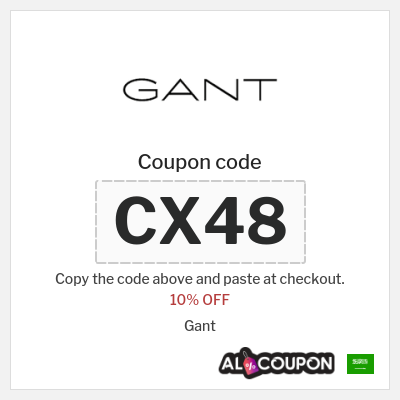 Coupon for Gant (CX48) 10% OFF