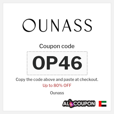 Coupon for Ounass (NW45) Up to 80% OFF