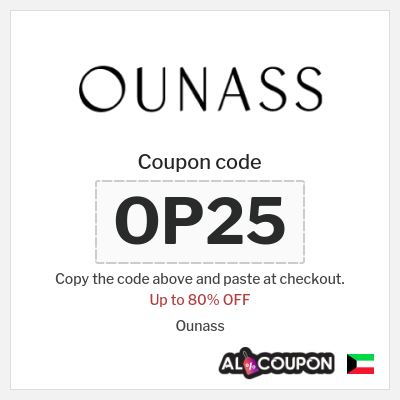 Coupon for Ounass (NW44
) Up to 80% OFF