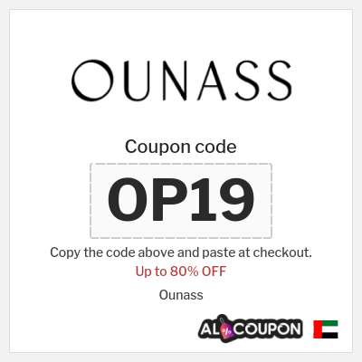 Coupon for Ounass (NW44
) Up to 80% OFF