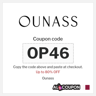 Coupon for Ounass (NW20
) Up to 80% OFF