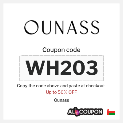 Coupon for Ounass (WH203) Up to 50% OFF