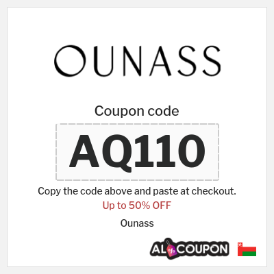 Coupon for Ounass (AQ110) Up to 50% OFF