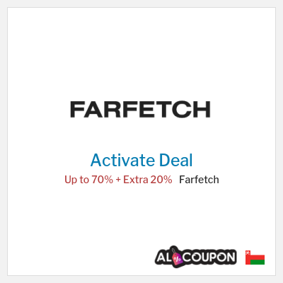 Special Deal for Farfetch Up to 70% + Extra 20%