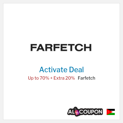 Special Deal for Farfetch Up to 70% + Extra 20%