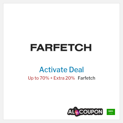 Special Deal for Farfetch Up to 70% + Extra 20%