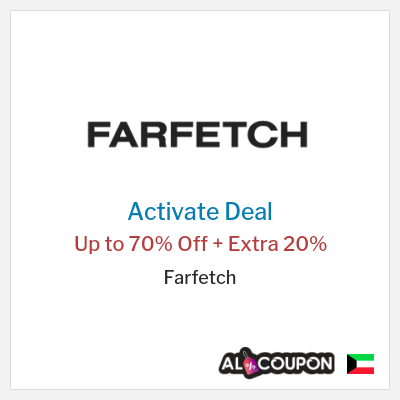 Special Deal for Farfetch Up to 70% Off + Extra 20%