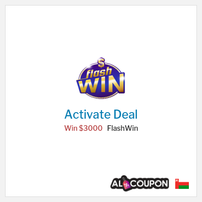 Special Deal for FlashWin Win $3000