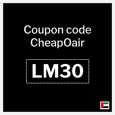 Coupon for CheapOair (LM30) 15% OFF