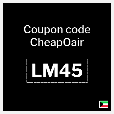 Coupon for CheapOair (LM45) 15% OFF