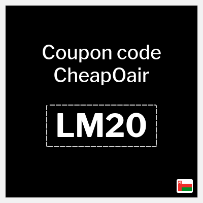 Coupon for CheapOair (LM20) 15% OFF