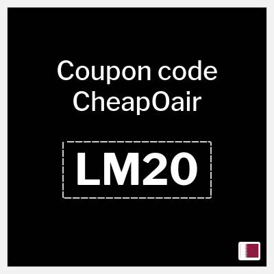 Coupon for CheapOair (LM20) 15% OFF