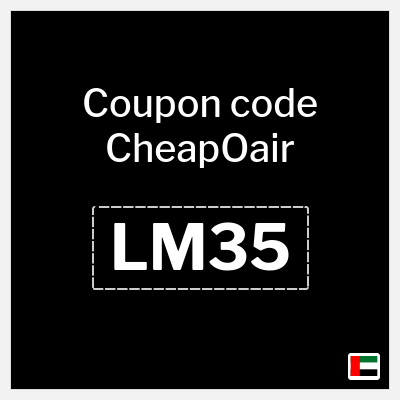 Coupon for CheapOair (LM35) 15% OFF