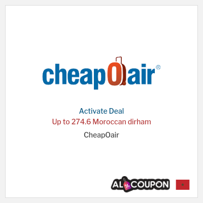 Special Deal for CheapOair Up to 274.6 Moroccan dirham 
