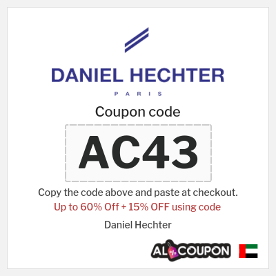 Coupon for Daniel Hechter (AC43) Up to 60% Off + 15% OFF using code