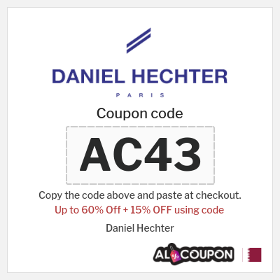 Coupon for Daniel Hechter (AC43) Up to 60% Off + 15% OFF using code
